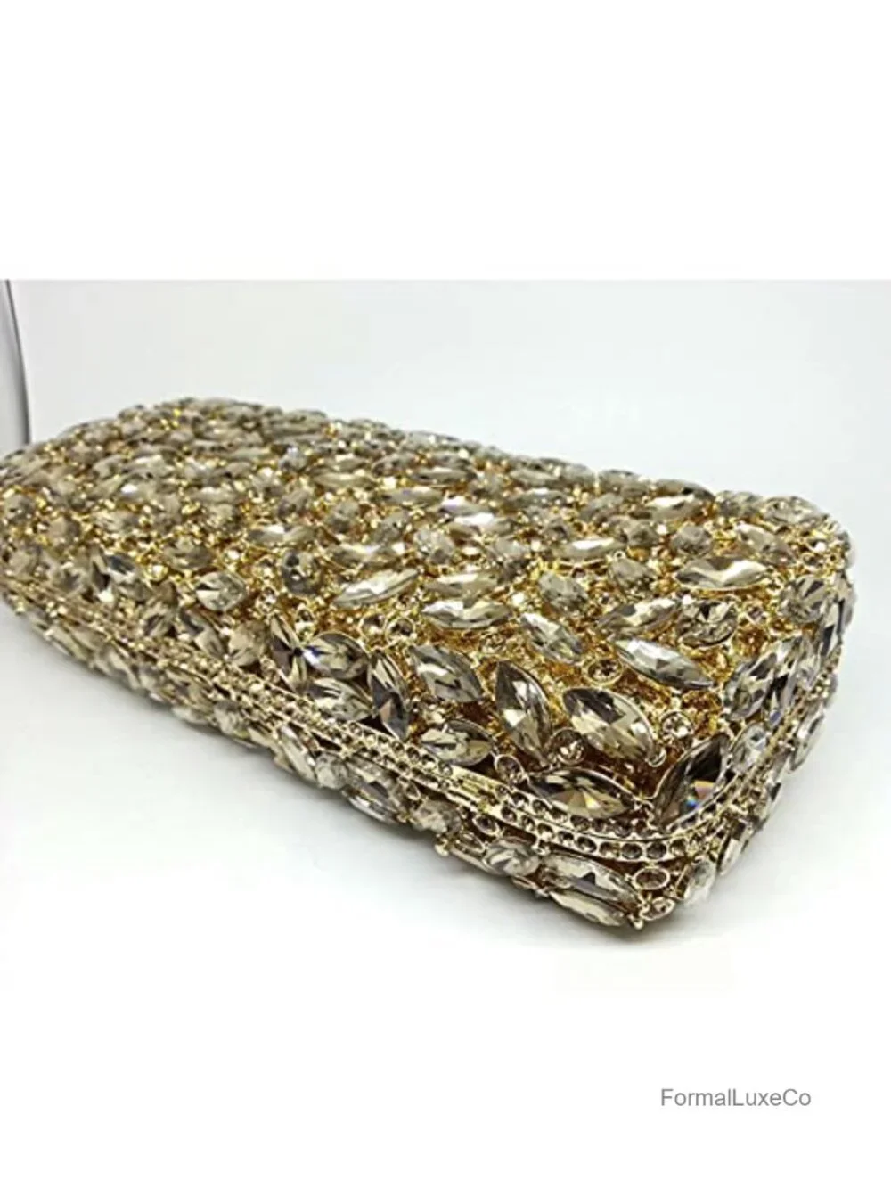 Crystal Clutch Minaudiere Box Handbag Party Prom Rhinestone Purse Wedding Bag